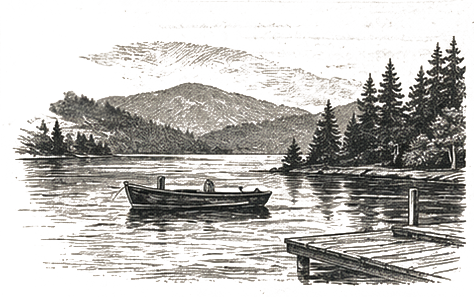 Squam Lake illustration